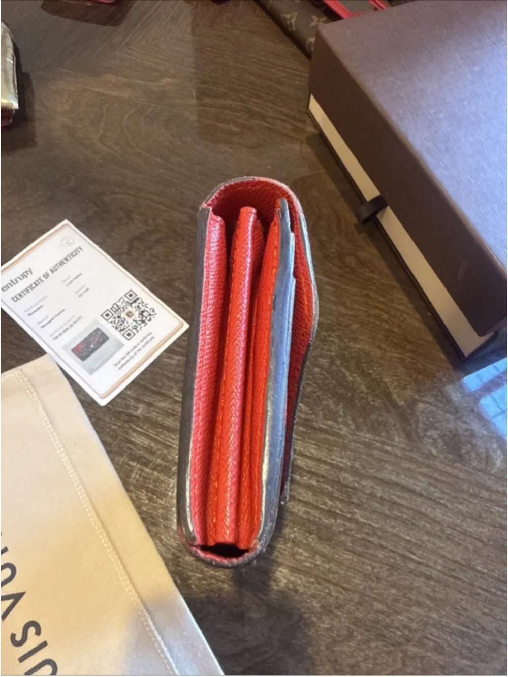 Louis Vuitton Monogram Jungle Zippy Wallet Red Blue Limited Edition